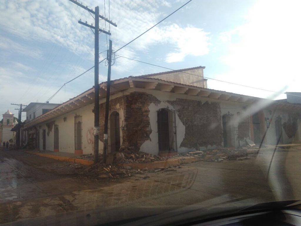 Juchitán fue el primer lugar en el que se realizó el censo de daños