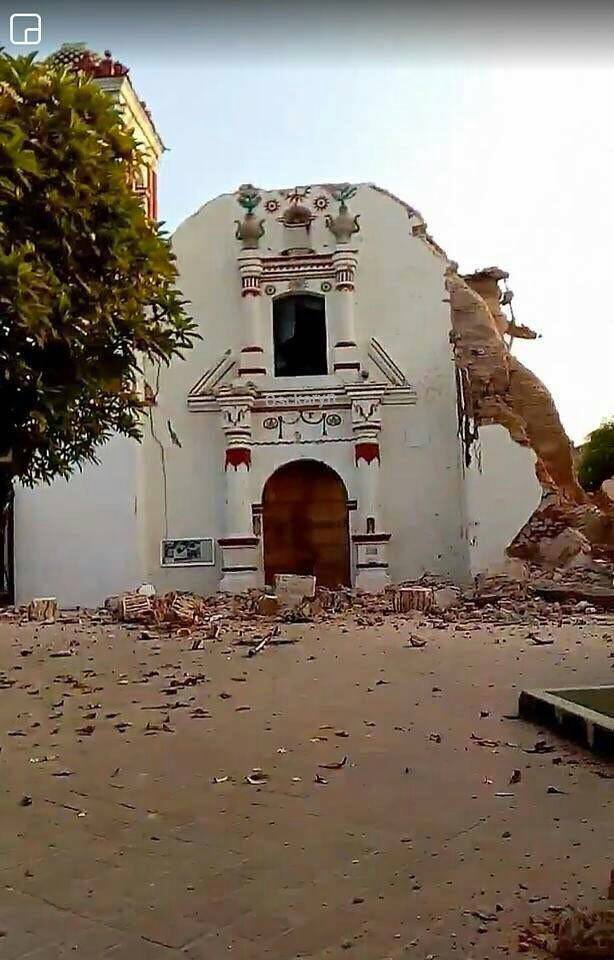 La Iglesia de San Vicente Ferrer quedó destrozada